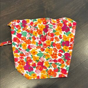 Floral Print Tote Bag